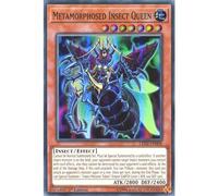 YuGiOh LED2-EN008 1st Ed Metamorphosed Insect Queen Super Rare Card Legendary Duelists Ancient Millennium Single Card