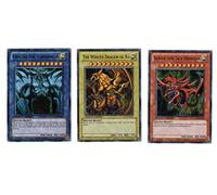 YuGiOh Legendary Collection Ultra Rare God Card Set of 3 Egyptian God Cards S...