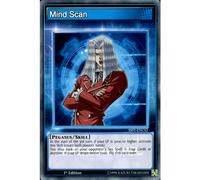 YuGiOh SS01-ENCS2 1st Ed Mind Scan Common Skill Card - ( Speed Duel Starter Deck Destiny Masters Single Card )