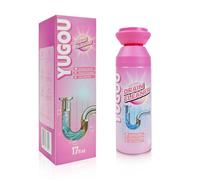 Yugou Foaming Drain Cleaner, Sink Cleaner and Deodorant, Removes Drain Clogs for Kitchen Sinks, Shower Drains, Bathtubs (1 Unit)