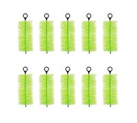 YUGSHNKFC 10Pieces Fish Pond Filter Brush Effective Cleaning Brushes Outdoor Water Filtrations Purification Systems Accessories Stainless Steel Aquariums Filter Brush