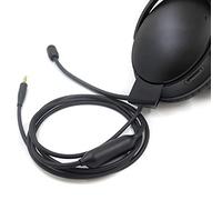 YUGSHNKFC 110cm Length Replacement Game Mic Microphone For QC35II Headphones Cable With 3.5mm Plug
