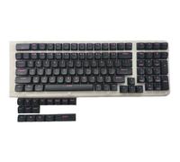 YUGSHNKFC 115Key Keycap Set EDMs Height Double Shot PBTs for Enhances Typing on Computers and Laptops