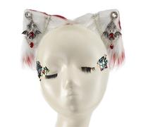 YUGSHNKFC 2 pieces Cat Ear Shape Hairpins Hot Girls Anime Character Cat Ear Hair Clip Cartoon Hair Clip for Woman Teen