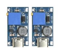 YUGSHNKFC 2pcs Small Adjustable USB/TYPE C Boosters Module for Various Electronic Devices and Power Need 2A Most Output Current Adjustable Voltages Regulator