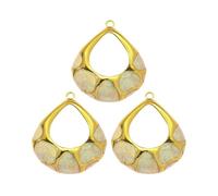 YUGSHNKFC 3 Pieces Sturdy Stainless Steel Sunflowers Starfishes Pendant Set Crafting Supplies Women Fashion Jewelry Gift Stainless Steel Charm Beads