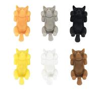 YUGSHNKFC 6Pcs / Set for Creative Silicone Lying for Shaped Wine Glass Markers Cup Distinguisher Recognizer Drink Charms for Wine Glass Markers Charms Wedding