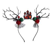 YUGSHNKFC Adult Teens Christmas Headband Branch Shape Hair Hoop Halloween Party Headpiece Prom Party Cosplay Props