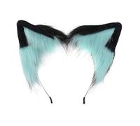 YUGSHNKFC Adult Teens Cosplay Kitten Ear Shape Headband Plush Hair Hoop Makeup Live Broadcast Halloween Party Headpieces