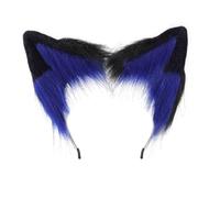 YUGSHNKFC Adult Teens Cosplay Kitten Ear Shape Headband Plush Hair Hoop Makeup Live Broadcast Halloween Party Headpieces