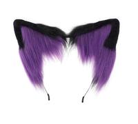 YUGSHNKFC Adult Teens Cosplay Kitten Ear Shape Headband Plush Hair Hoop Makeup Live Broadcast Halloween Party Headpieces