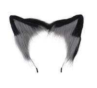 YUGSHNKFC Adult Teens Cosplay Kitten Ear Shape Headband Plush Hair Hoop Makeup Live Broadcast Halloween Party Headpieces