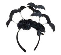 YUGSHNKFC Adult Teens Stero Headband Bat&Flower Shape Hair Hoop Halloween Party Headpiece Woman Girls Cosplay Costume Hairband