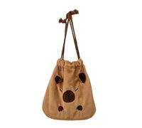 YUGSHNKFC Animal Drawstring Bag Large Capacity Practical Plush Storage Bags Casual Cosmetic Pouches for Students and Adults