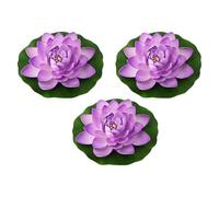YUGSHNKFC Artificial Water Lilies In Multiple Color Indoors Outdoor Artificial Water Lilies For Pond Table Displays Low Maintenance Decorative Flowers