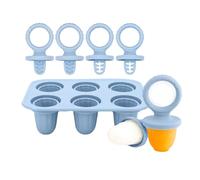 YUGSHNKFC Baby Teething Ice Cubes Tray 6 Cavity Silicone Molds For Iced Treats And Soothing Gums Food Grade Materials Easy To Cleaning Design Silicone Ice Cubes Tray For Teething