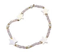 YUGSHNKFC Beaded Bangle Star Beaded Resin, A