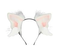 YUGSHNKFC Bendable Animal Ear Hairhoop for Women Roleplay Anime Maid Headband Party Costume Wing Hairhoop Cosplay Headpieces