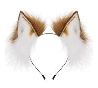 YUGSHNKFC Bendable Ear Hairhoop for Women Roleplay Animes Maid Headbands Party Costume Girl Female Cosplay Headpieces