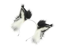 YUGSHNKFC Bendable Metal Structure Plush Devil Ears Headpiece For Cosplay Event Halloween Parties And Festival Celebrations Metal Frame Bendable Cosplays Accessories