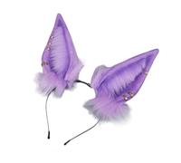 YUGSHNKFC Bendable Plush Ear Hairhoop for Women Roleplay Anime Maid Headband Party Costume Female Cosplay Hair Styling Hairband