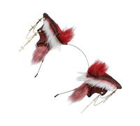 YUGSHNKFC Bloodsucker Bats Hair Hoop Playfulness Animal Ears Headbands Simple Hair Rings For Adults Kids Handmade Realistic Animal Ears Headpiece
