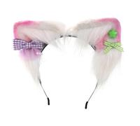 YUGSHNKFC Cartoon Headband Cat Foxes Ears Shape Hair Hoop Plush Carnivals Party Headpiece Cosplay Party Costume Props Unisex