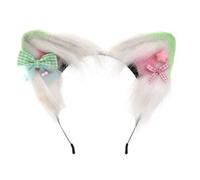 YUGSHNKFC Cartoon Headband Cat Foxes Ears Shape Hair Hoop Plush Carnivals Party Headpiece Cosplay Party Costume Props Unisex