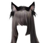YUGSHNKFC Cat Ear Headwear Plush Headband Furry Artificial Furs Hair Hoop Headpiece for Cosplay Halloween, and Costume Dress up