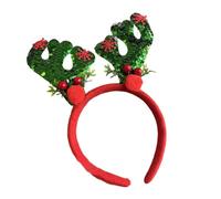 YUGSHNKFC Celebration Christmas Hair Hoop with Sequins Live Broadcast Hairband New Year Headwear for Adult Teens Unisex