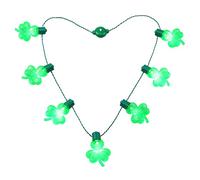YUGSHNKFC Clovers Flashing Light-up Blinking Christmas Lights Costume Necklace 7 Led Bulbs Costume Wedding Party Decoration