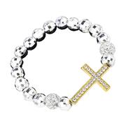 YUGSHNKFC Comfortable Expandable Religious Beaded Chain With Metallic Finish And Stylish Layering Potential For Adults Beaded Religious