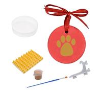 YUGSHNKFC Create Cherished Memories with This Paws Print Set Featuring Soft Clay and Elegant Display Pet Paws Print Set