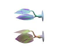 YUGSHNKFC Double Layer Bettas Fish Resting Corals Aquariums Decoration Nonoxic Silicones With Easyly Clean Surfaces Natural Habitats Aquariums Plant