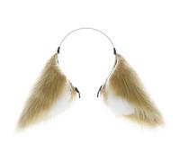 YUGSHNKFC Ear Hairhoop for Women Bendable Plush Hairband Cosplay Headband Party Costume Role Playing Headdress