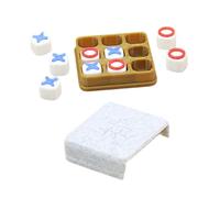 YUGSHNKFC Educational Miniature Three in a Row Toy for Kids Safe Chess Game Model Educational Board Contests