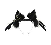 YUGSHNKFC Ethnic Ear Hairhoop for Women Roleplay Anime Maid Headband Party Hairhoop 2000s Girl Halloween Costume Headpieces