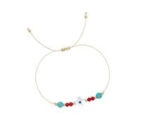 YUGSHNKFC Evil Eyes Beaded with Natural Shell and Crystal, A