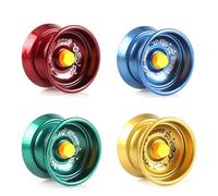 YUGSHNKFC Fascinating Alloy Yo-Yos High Performance Professional High-speed Ball Bearings Various for Play Ways Random Colors Retro Classic Toys for Kids Boys Adults