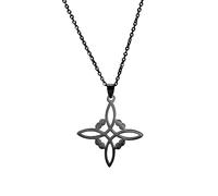 YUGSHNKFC Fashion Celtic-Knot Pendant Necklace Witches-Knot Choker Chain Triquetra-Trinity Charm Clavicle Chain Jewelry Ornament