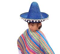 YUGSHNKFC Fashion Mexicans Hat Sombrero Party Hats Halloween Costume Straw Hat Kindergarten Stage Performances Props Wedding School Game Activity