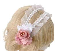 YUGSHNKFC Fashionable Lace Flower Hairpieces Headpieces Handmade Headbands Soft and Comfortable Hairband for Various Occasion