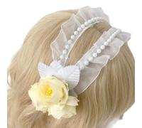YUGSHNKFC Fashionable Lace Flower Hairpieces Headpieces Handmade Headbands Soft and Comfortable Hairband for Various Occasion