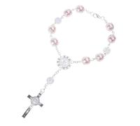 YUGSHNKFC Finger Baptism Rosaries Beads Faux Pearls, A