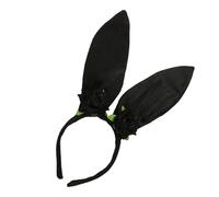 YUGSHNKFC Flower Rabbits Ear Headband Hairhoop Cosplay Costume Headband Halloween Party Headdress Photo Headwear For Easter Day