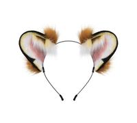 YUGSHNKFC Furry Anime Ear Cosplay Hairhoop Anime Character Costume Props Halloween Headwear Roleplay Game Hairhoop Photo Accessory