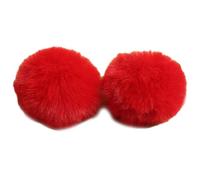 YUGSHNKFC Furry Bow Hair Clip Lovely Pompoms Bow for Kids Hairpin Sweet Girls Bow Hairpin Accessories for Women