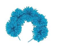 YUGSHNKFC Gathering Party Headwear Furry Pompoms Headband All Age Hairhoop Music Festival Hairband Holiday Celebrations Hairhoop Party Headband