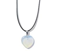 YUGSHNKFC Geometric Healing Crystals Necklace Natural Semi-Precious Chakras Gemstones Amulet Charm Protective Necklace