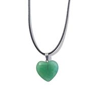 YUGSHNKFC Geometric Healing Crystals Necklace Natural Semi-Precious Chakras Gemstones Amulet Charm Protective Necklace